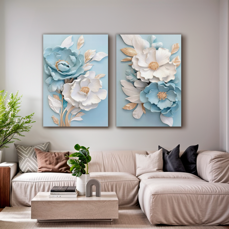 QUADRO CANVAS FLORAL