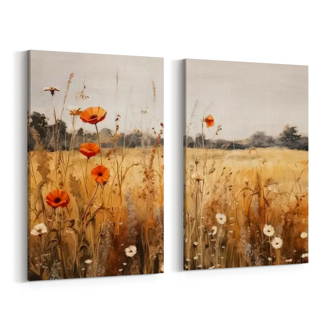 QUADRO CANVAS ROSAS SILVESTRES