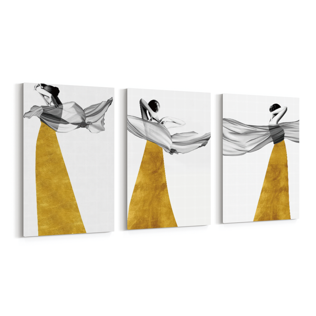 QUADRO CANVAS A LEVEZA FEMININA