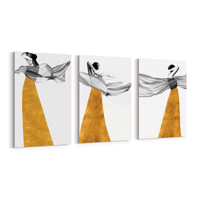 QUADRO CANVAS A LEVEZA FEMININA