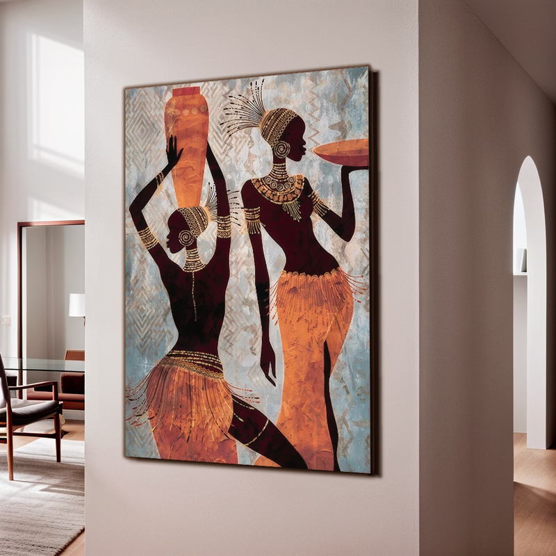 QUADRO CANVAS MULHERES AFRICANAS